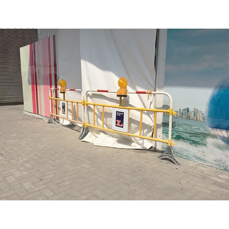 Lampe de chantier clignotante solaire à LED