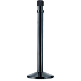 Poteau récepteur intérieur acier – 6 sangles en tête, trou fileté panneau, base lestée ou à fixer