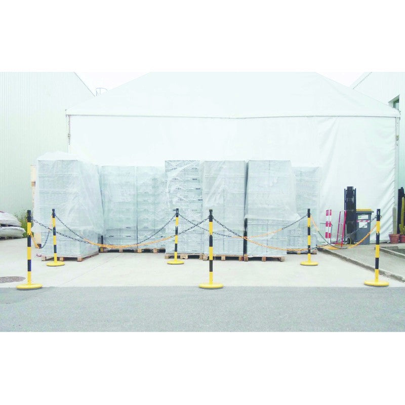 Extension poteau acier avec chaine