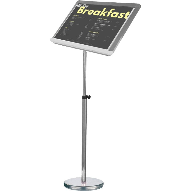 Poteau d'information extensible et rotatif