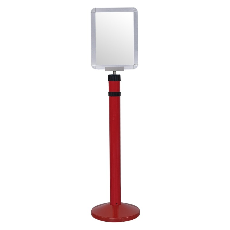 Poteau d'information hauteur fixe