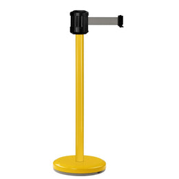 Poteau de guidage extérieur à sangle 2m – Base lestée inox, sans ancrage