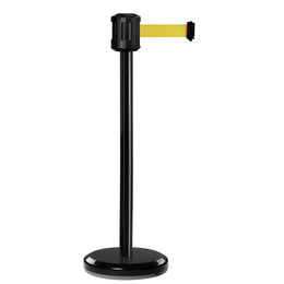 Poteau de guidage extérieur à sangle 2m – Base lestée inox, sans ancrage