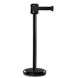 Poteau de guidage extérieur à sangle 2m – Base lestée inox, sans ancrage