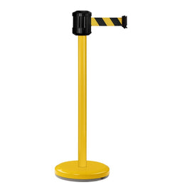 Poteau de guidage extérieur à sangle 2m – Base lestée inox, sans ancrage
