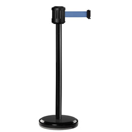 Poteau de guidage extérieur à sangle 2m – Base lestée inox, sans ancrage