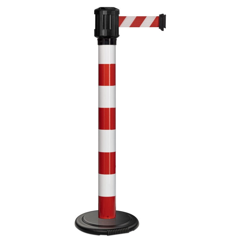 Poteau extérieur base lestée nomade à roulettes - longueur sangle 4m