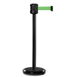 Poteau de guidage extérieur à sangle 2m – Base lestée inox, sans ancrage