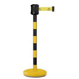 Poteau de guidage extérieur à sangle 2m – Base lestée inox, sans ancrage