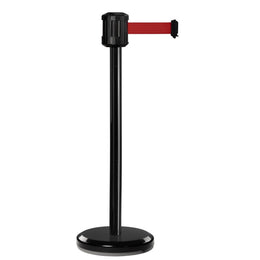 Poteau de guidage extérieur à sangle 2m – Base lestée inox, sans ancrage