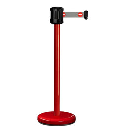 Poteau de guidage extérieur à sangle 2m – Base lestée inox, sans ancrage