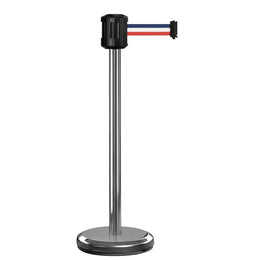 Poteau de guidage extérieur à sangle 2m – Base lestée inox, sans ancrage