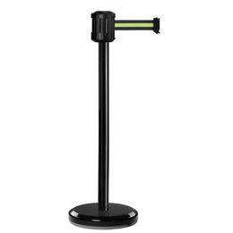 Poteau de guidage extérieur à sangle 2m – Base lestée inox, sans ancrage
