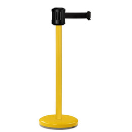 Poteau de guidage extérieur à sangle 2m – Base lestée inox, sans ancrage