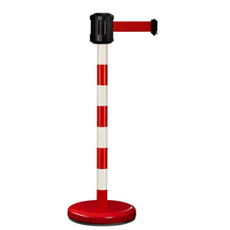 Poteau de guidage extérieur à sangle 2m – Base lestée inox, sans ancrage