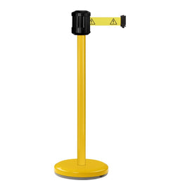 Poteau de guidage extérieur à sangle 2m – Base lestée inox, sans ancrage