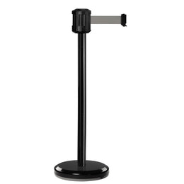 Poteau de guidage extérieur à sangle 2m – Base lestée inox, sans ancrage