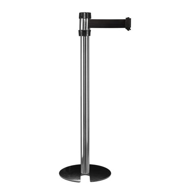 Poteau de guidage empilable à sangle 2m - base plate