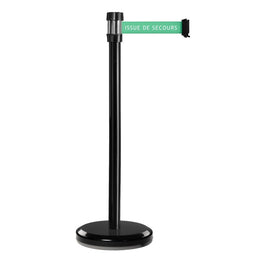 Poteau de balisage RS2 intérieur à sangle 2m
