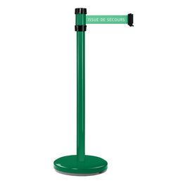 Poteau de balisage RS2 intérieur à sangle 2m