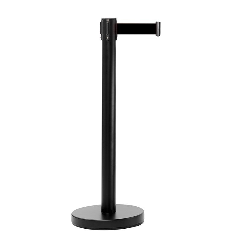 poteau-de-guidage-noir-sangle-3m-noire