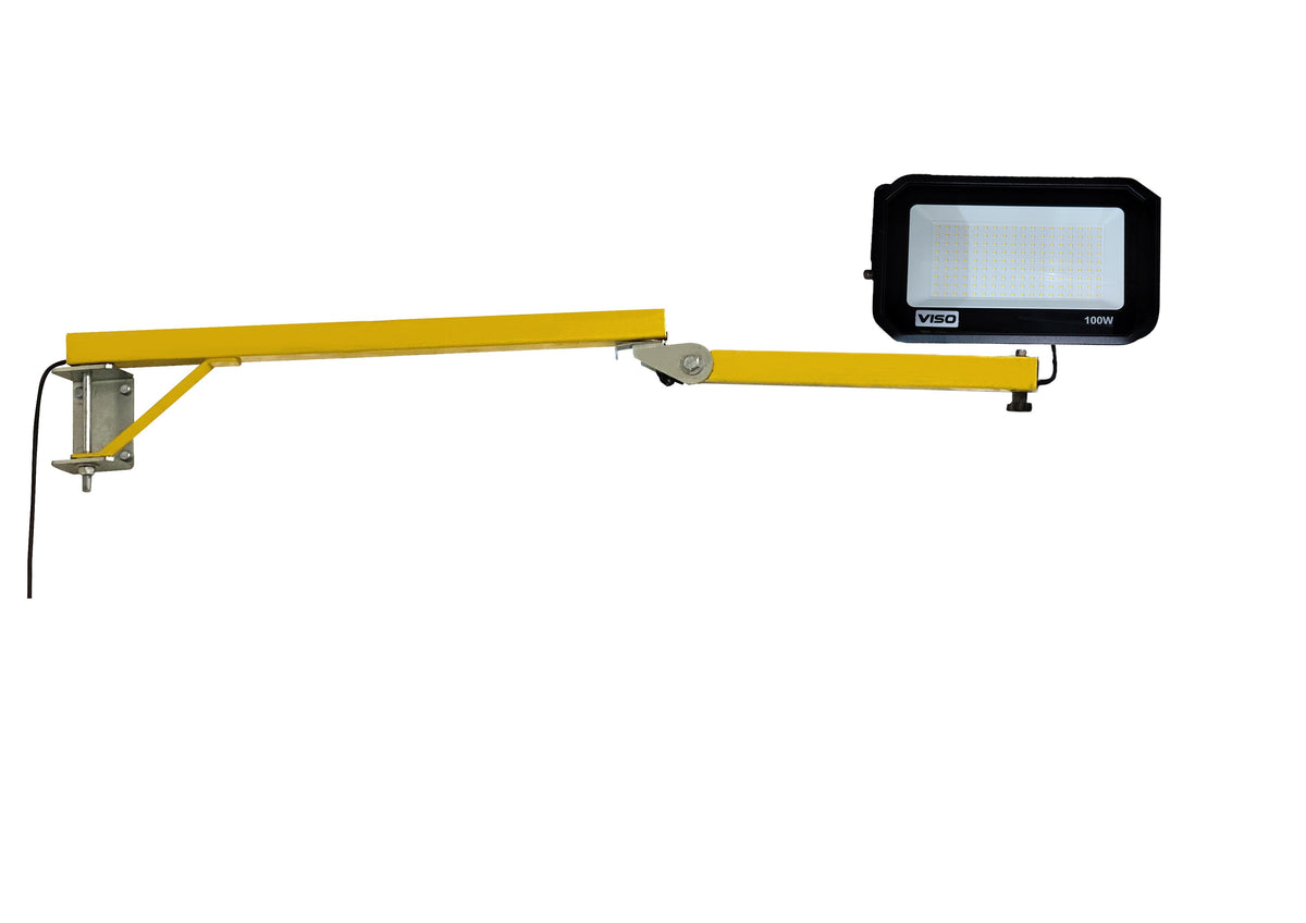 Projecteur de quai LED sur bras articulé, lampe 100 W
