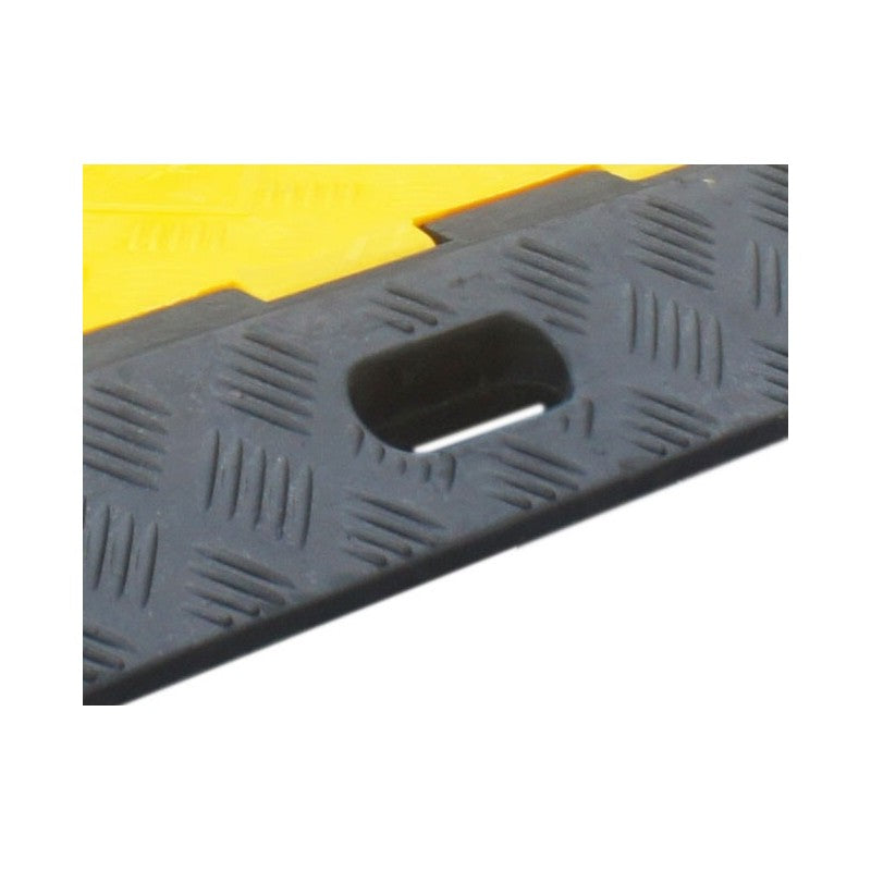 Protège câble caoutchouc 3 canaux