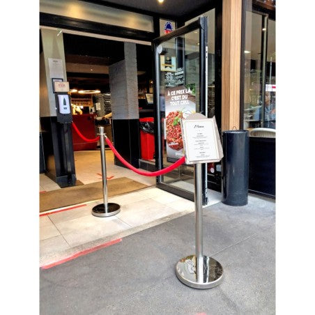 Poteau support de catalogue