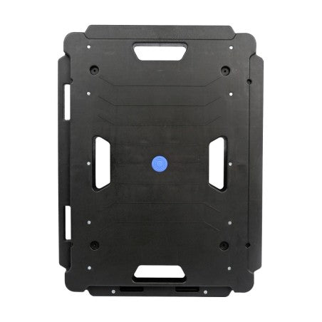 Plateau roulant avec roues repliables