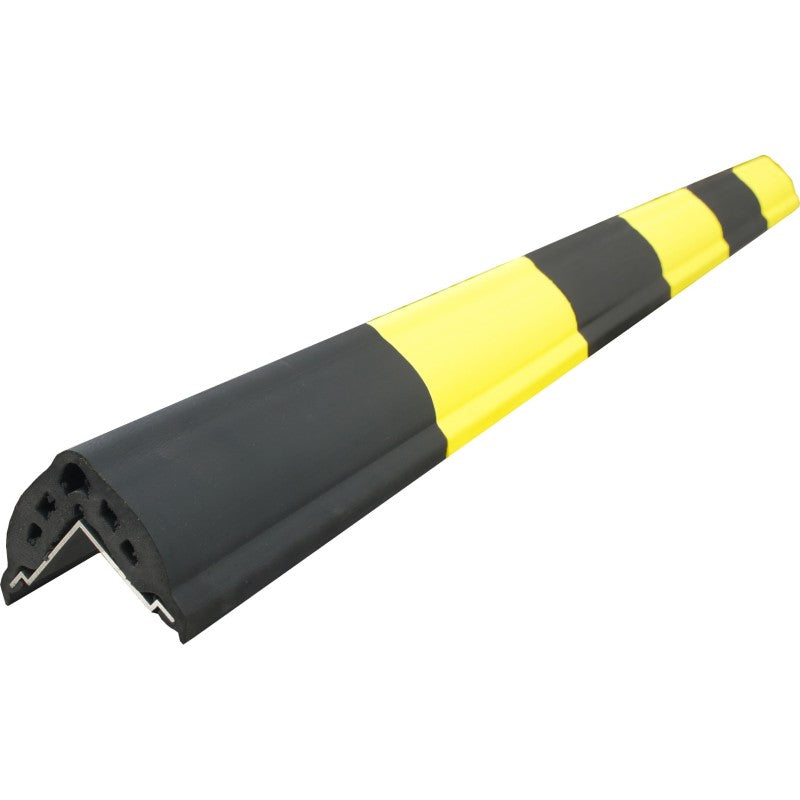 Protection d'angle en caoutchouc avec profil aluminium