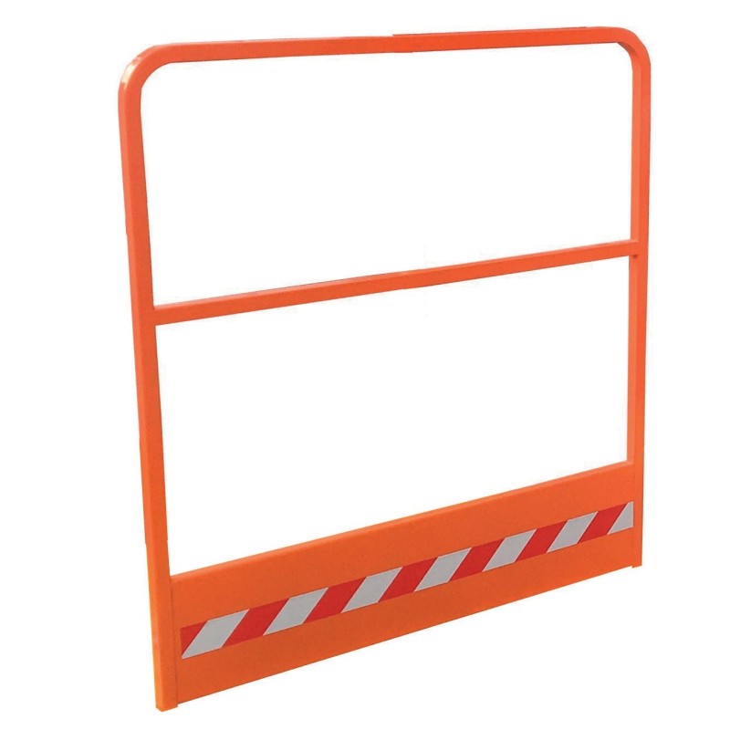 Garde corps pour rampe de chantier