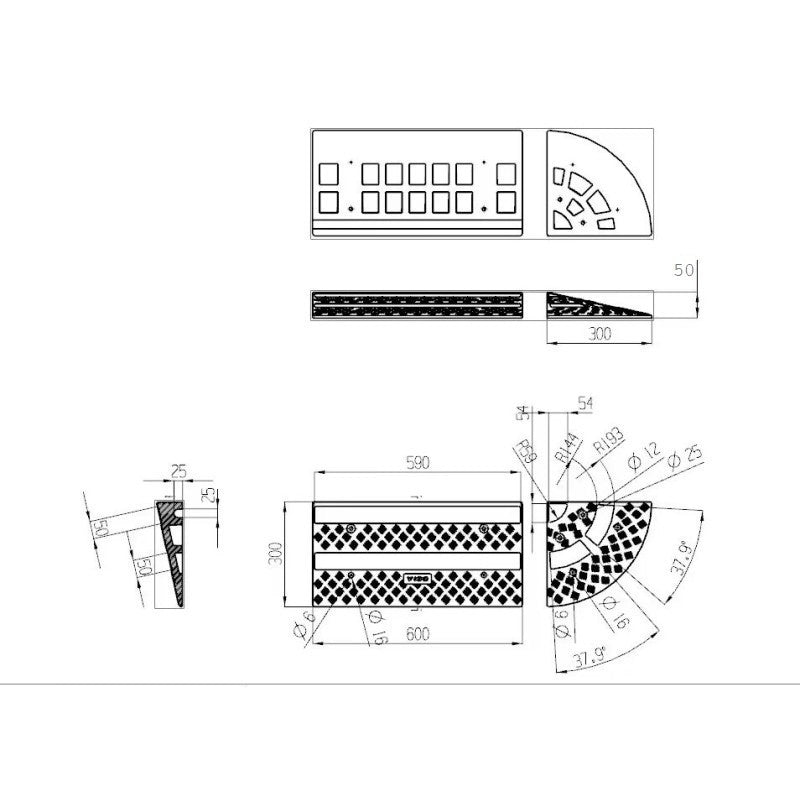 Rampe d'accès haute résistance