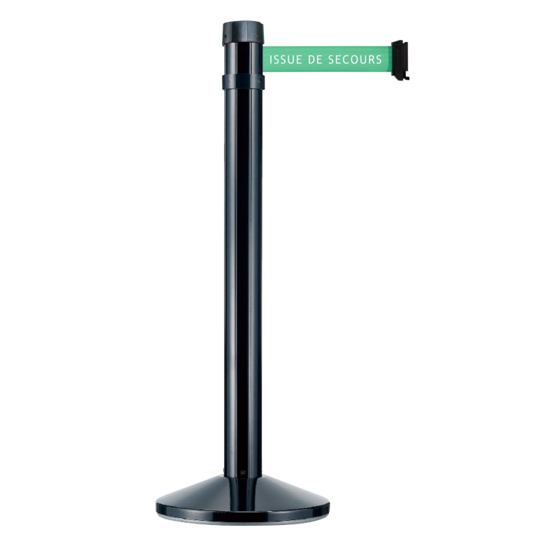 Poteau base lestée sangle 4m