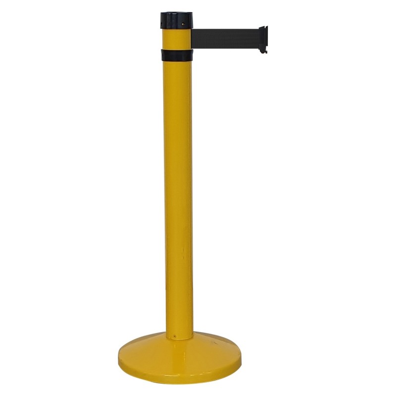 Poteau base lestée sangle 4m