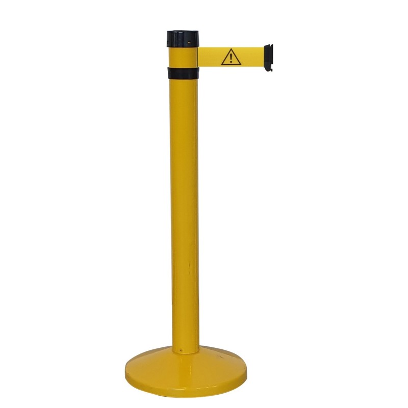 Poteau base lestée sangle 4m