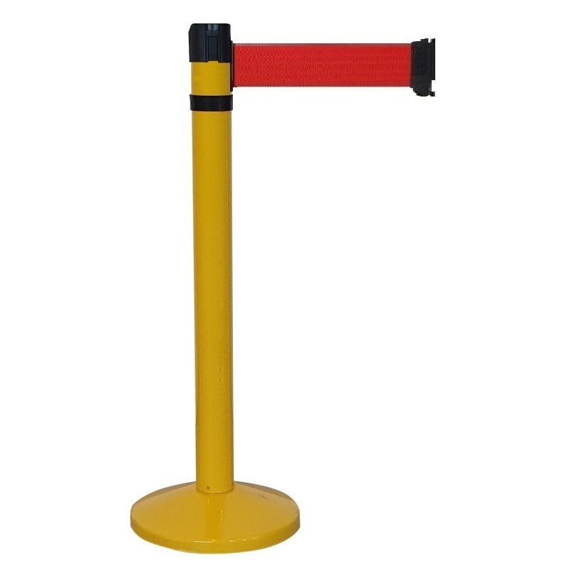 Poteau base lestée sangle 4m