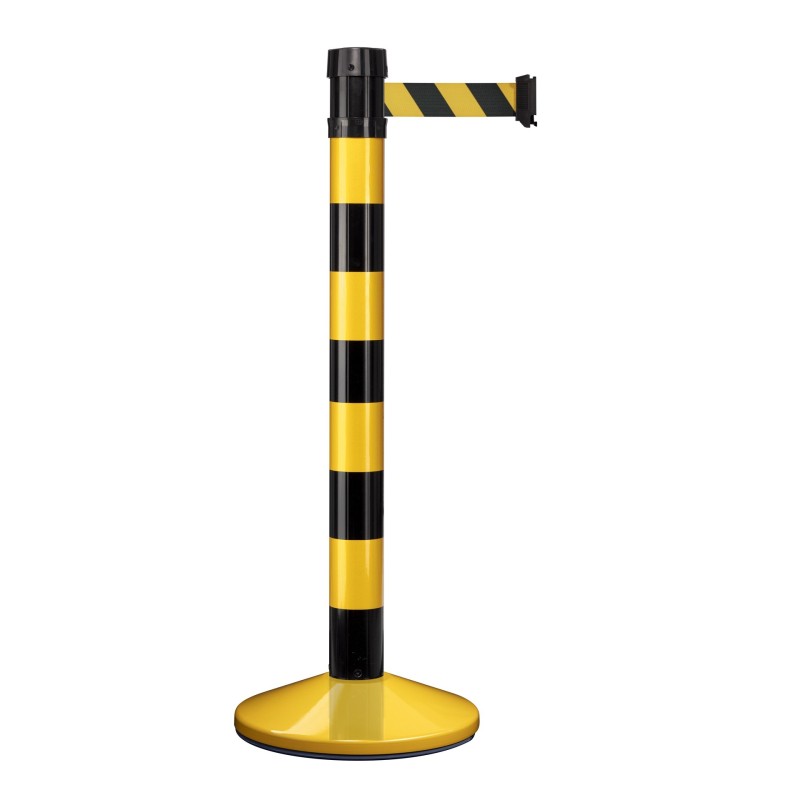 Poteau base lestée sangle 4m