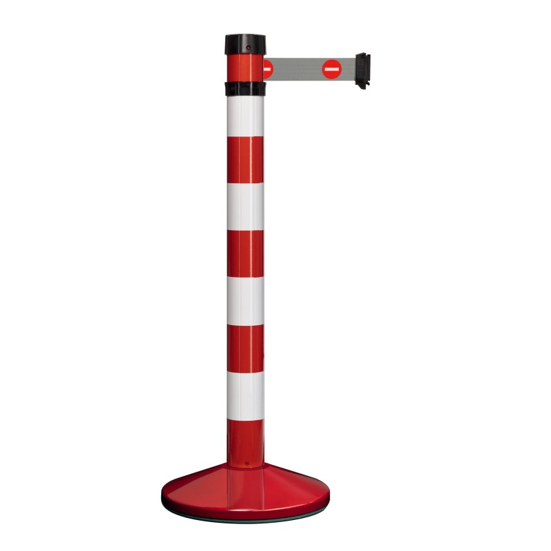 Poteau base lestée sangle 4m