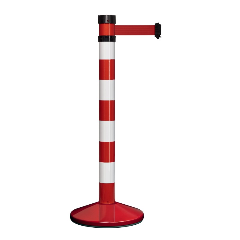 Poteau base lestée sangle 4m