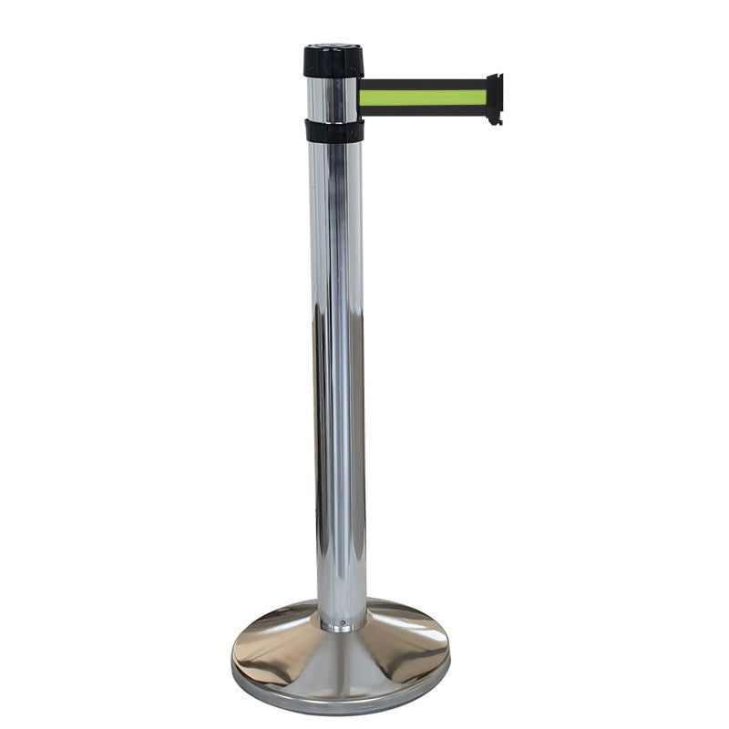 Poteau base lestée sangle 4m