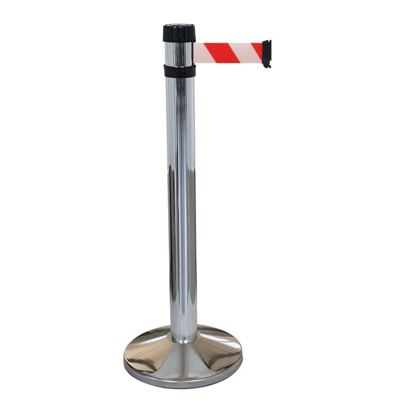 Poteau base lestée sangle 4m