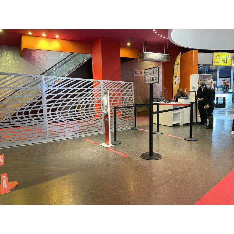 Poteau d’information pour panneau d'affichage