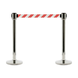 lot-2-poteaux-a-sangle-chrome-rouge-blanc-10-metres