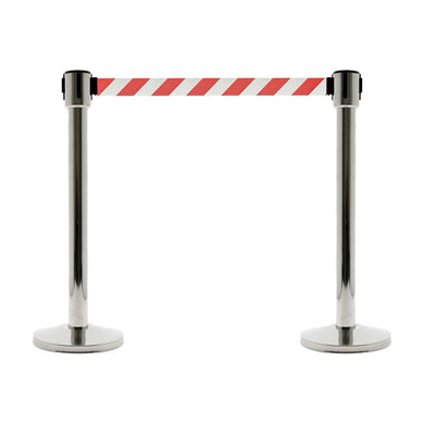 lot-2-poteaux-a-sangle-chrome-rouge-blanc-10-metres