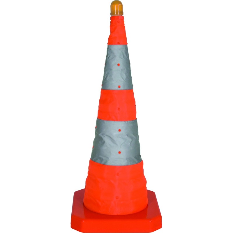 Cône de signalisation pliant