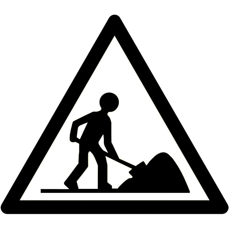 Sticker transparent avec pictogramme