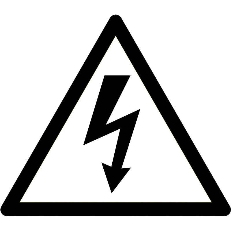 Sticker transparent avec pictogramme