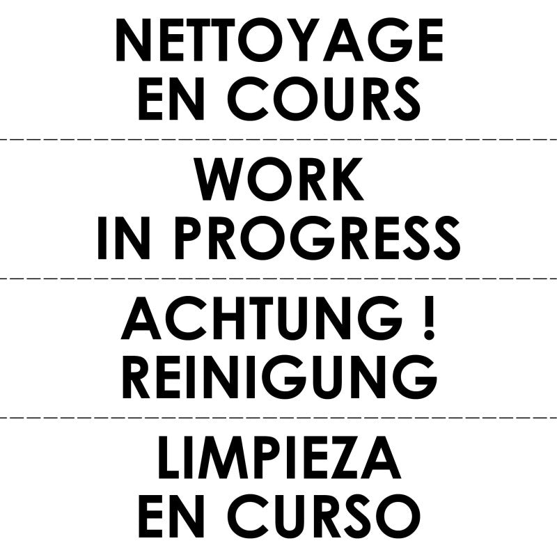 Sticker transparent avec pictogramme