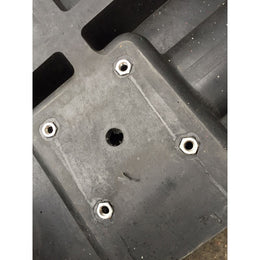 Base en caoutchouc pour arceau de parking STOPBLOCK Samkraft