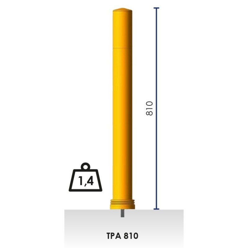 Balise flexible à mémoire de forme Ø80